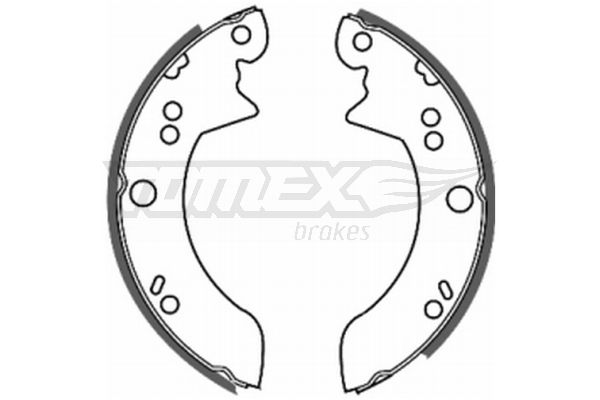 TOMEX BRAKES stabdžių trinkelių komplektas TX 20-35